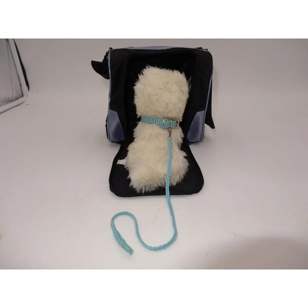 American Girl Coconut Dog Plush Carrier Jewelry and Service Vest Set